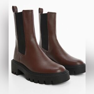 MNG Mango Track Outsole Boots Size 40 (9M)